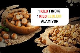 1 Kilo FINDIK 1 Kilo LEBLEBİ Alamıyor