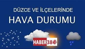 13 Mart Perşembe; Bugün Düzce'de hava durumu