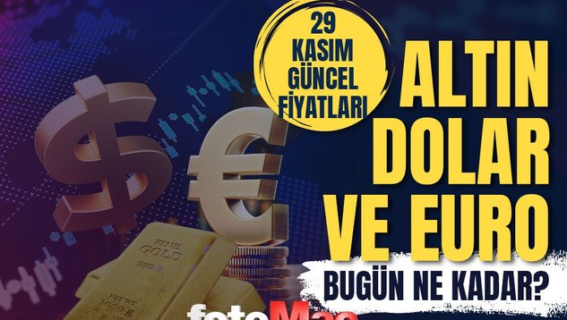 29 Kasım Cuma Döviz ve Altın Fiyatları