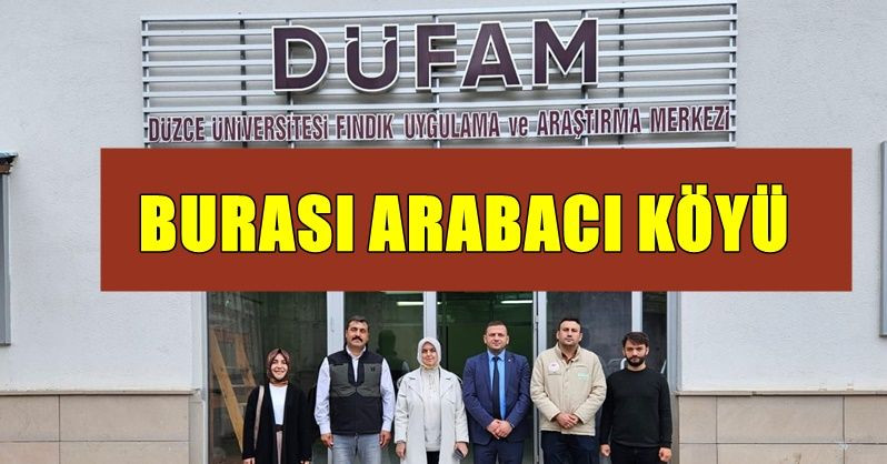 Arabacı Köyü’nde Bulunan DÜFAM Tesislerinde Tanıtım Toplantısı 