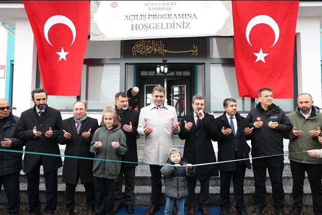 Arapçifliği Mahalle Cami Dualarla İbadete Açıldı