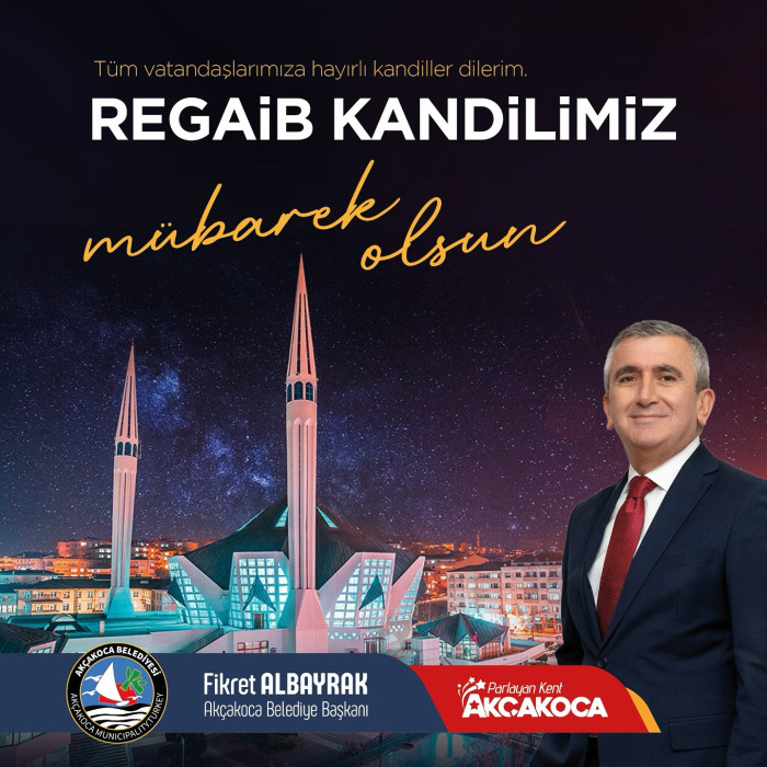 BAŞKAN ALBAYRAK,TAN,REGAİP KANDİL MESAJI