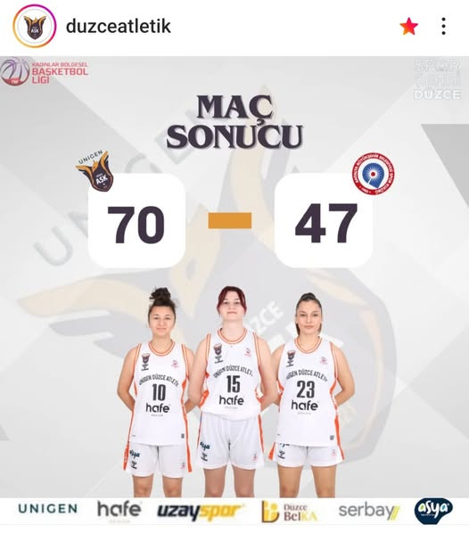 BASKETÇİ KIZLARIMIZ  İYİ BAŞLADI