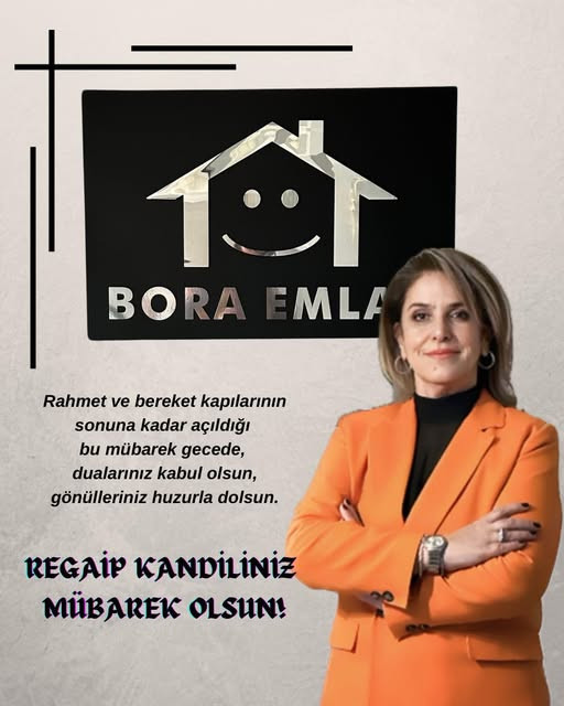 Bora Emlak,tan,Regaip Kandil Mesajı