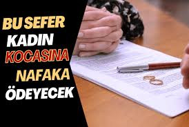 Bu Sefer Kadın Kocasına Nafaka Ödeyecek!