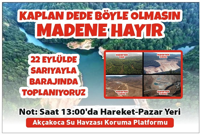 DİKKAT! AKÇAKOCA LILAR PAZAR GÜNÜ SARIYAYLA BARAJINA GİDİYORUZ