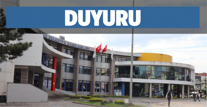 Düzce Belediyesi ihale ile taşınmaz kiraya verecek