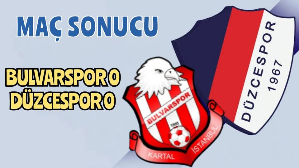 DÜZCESPOR İSTANBUL DAN BİR PUAN ÇIKARDI