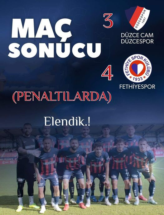 DÜZCESPOR PENALTILARLA 