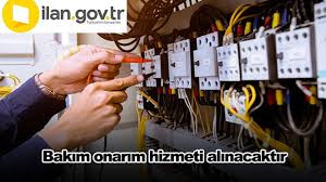 Elektrik tesisatı bakım ve onarım hizmeti alınacaktır