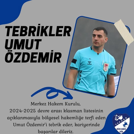 FUTBOL HAKEMLERİMİZ BELİRLENDİ