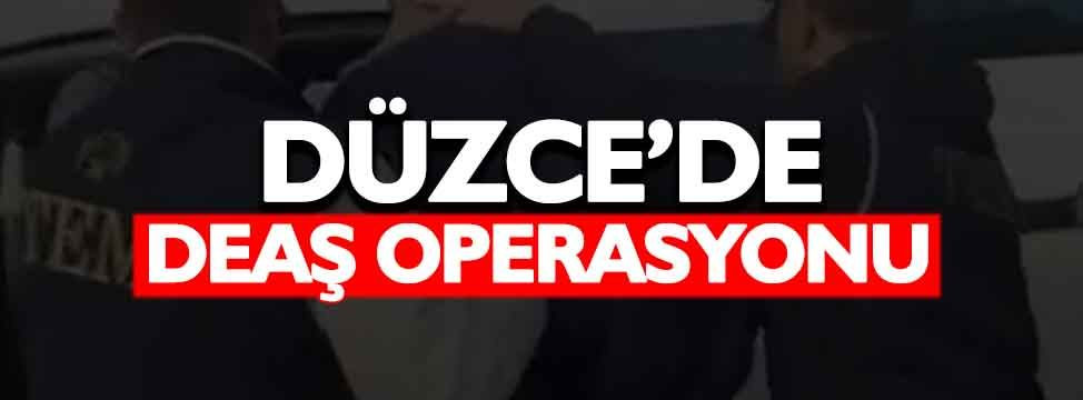 (Görüntülü) DÜZCE DE DEAŞ OPERASYONU