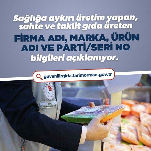 Güvenilir Gıda için beklenen haber geldi. 