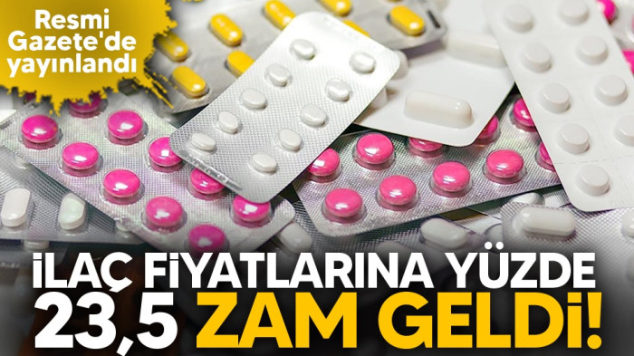 İlaç Fiyatlarına Zam Geldi