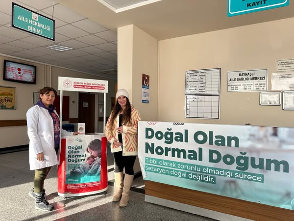 Kaynaşlı da Normal Doğum Eylem Planı Standı