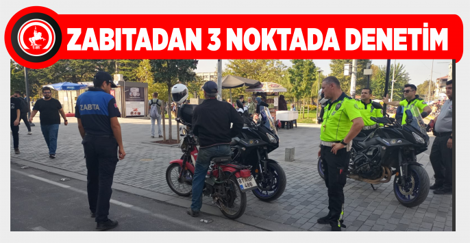 MOTOSİKLET DENETİMLERİ ARALIKSIZ SÜRDÜRÜLÜYOR