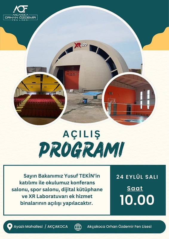 O MUHTEŞEM OKUL 24 EYLÜL DE AÇILIYOR