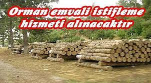 Orman emvali istif hizmet alımı yapılacaktır