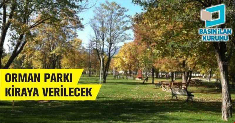 Orman parkı işletme hakkı kiraya verilecektir