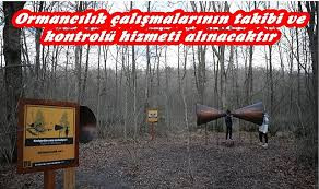 Ormancılık çalışmalarının takibi ve kontrolü hizmeti alınacaktır