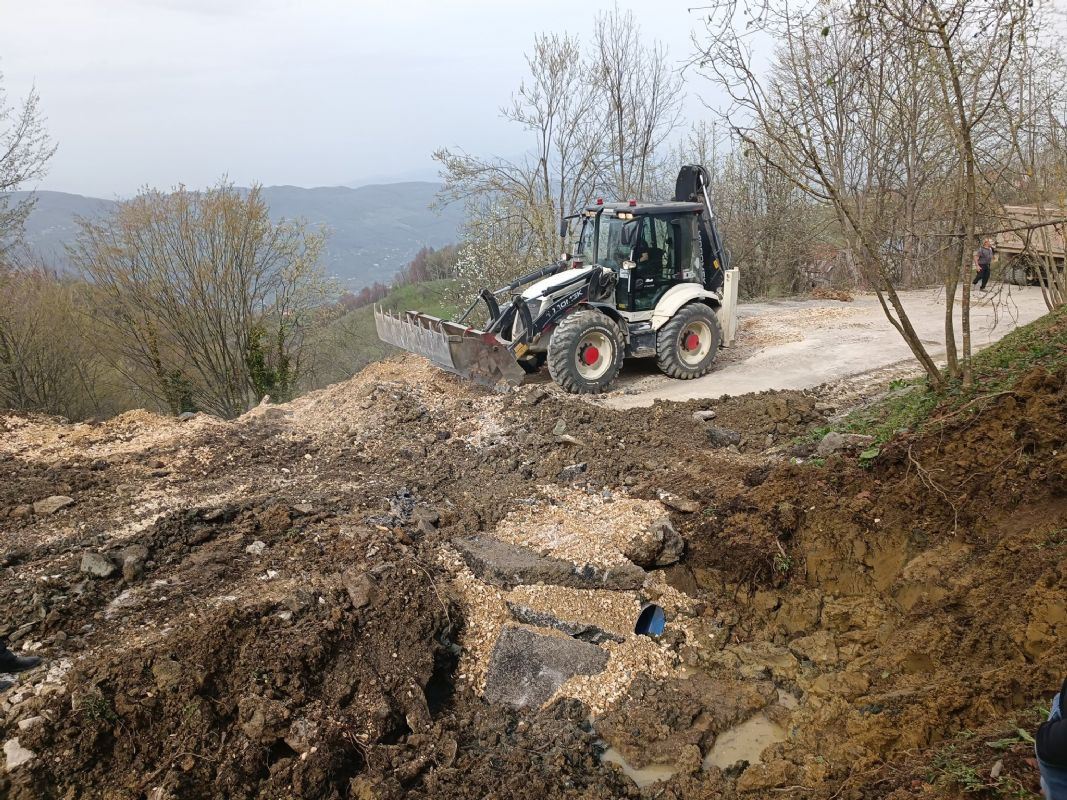 SAÇMALIPNAR YOLU AÇILDI