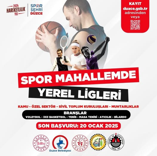 Spor Mahallemde Yerel Ligleri Projesi Başlıyor!