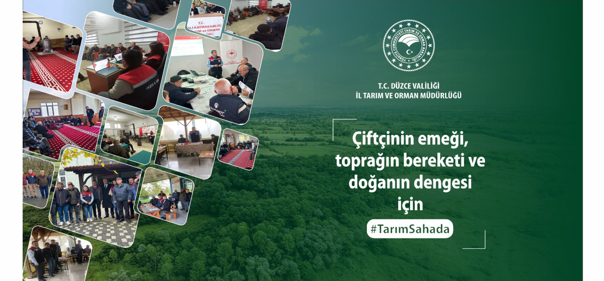 TARIMSAL ÜRETİM İÇİN SAHA ÇALIŞMALARI ARALIKSIZ SÜRÜYOR