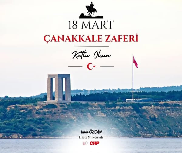 VAKİL TALİH ÖZCAN,ÇANAKKELE ŞEHİTLERİMİZİ ANDI