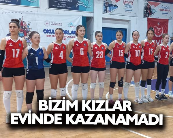 VOLEYBOLCU KIZLARIMIZ YİNE KAZANAMADI