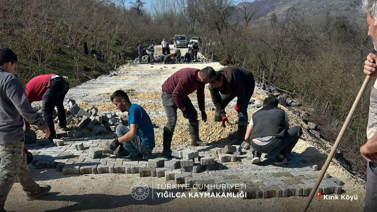 YIĞILCA DA KÖYDES ÇALIŞMALARI DEVAM EDİYOR